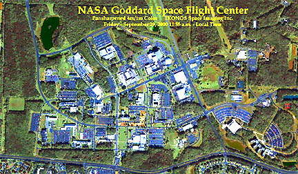 IKONOS colorized image of the Goddard Space Flight Center
