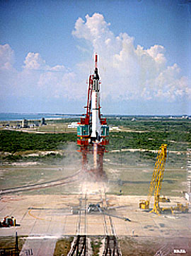 An early Mercury launch.