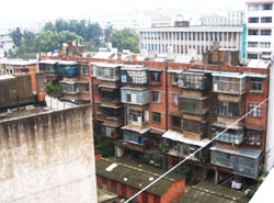 The homes of Chinese partner students were located in densely packed, unattractive but well kept blocks