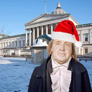 Jeremy Bentham in the festive spirit