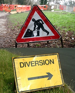 diversion sign
