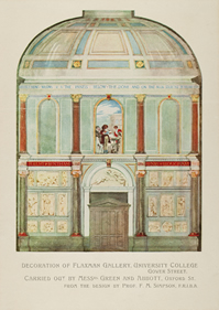 Decoration of Flaxman Gallery