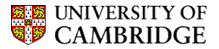 University of Cambridge website