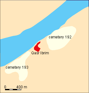 map of Qasr Ibrim