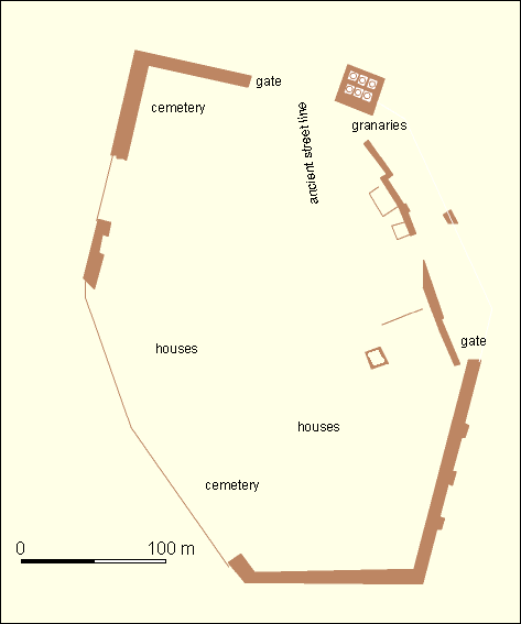 plan of Shaghanbeh, Egypt