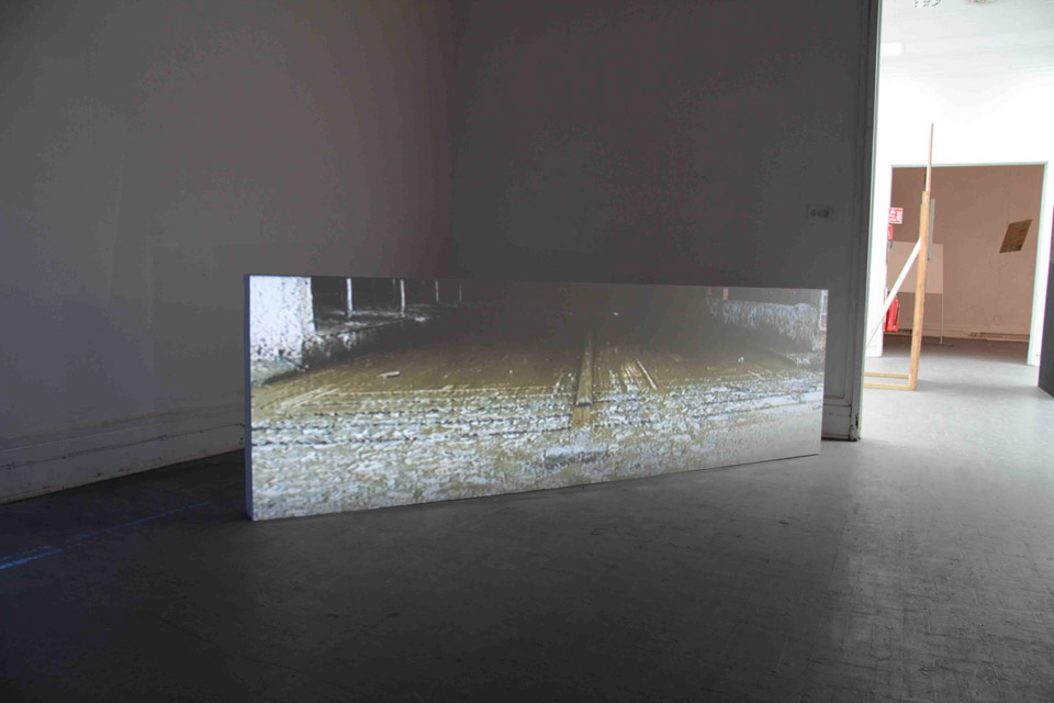 <p>Untitled (Shit Machine), 2012, projection on wall, 2.3 x 1.1 m</p>