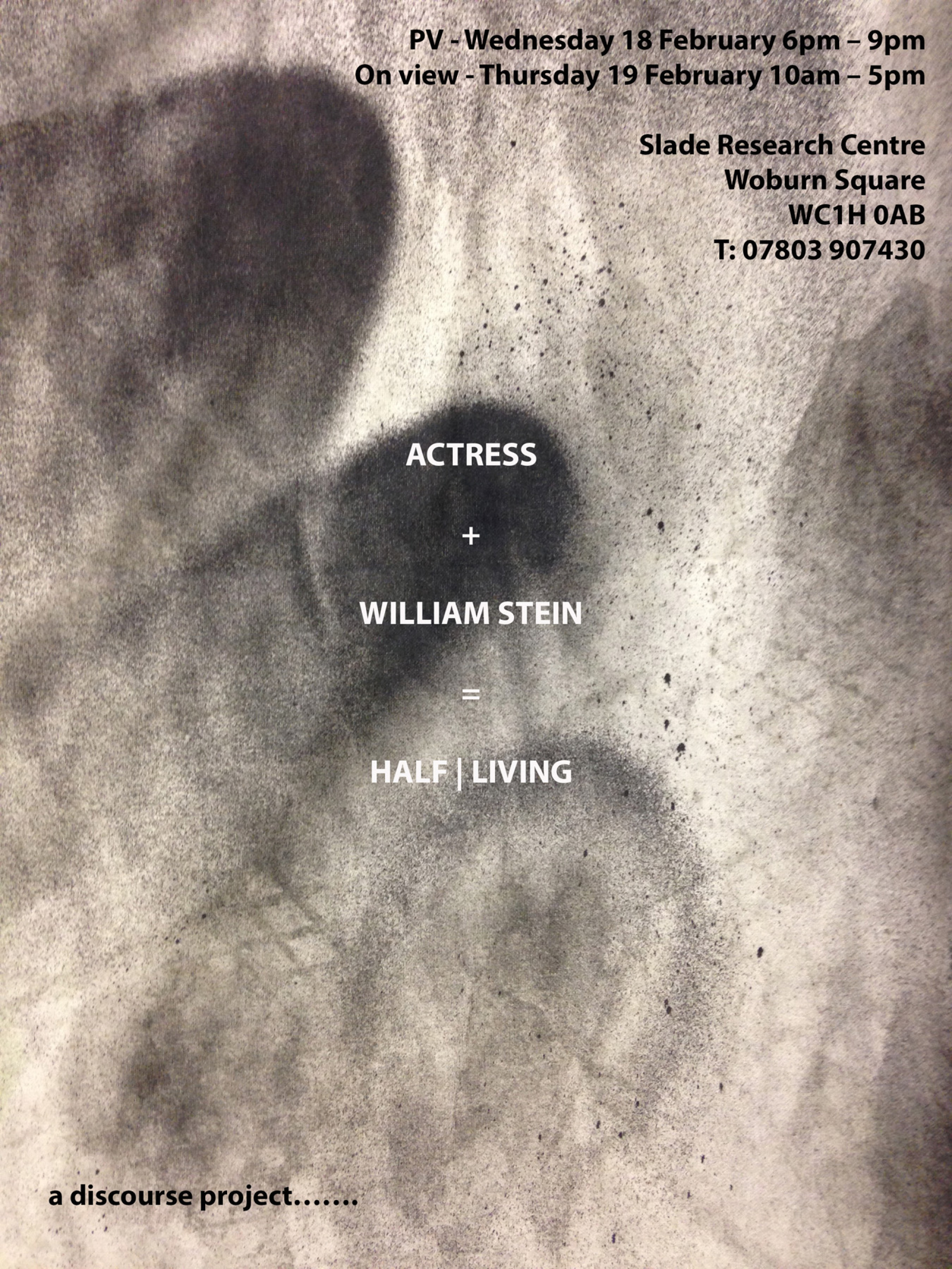 Actress + William Stein = Half Living