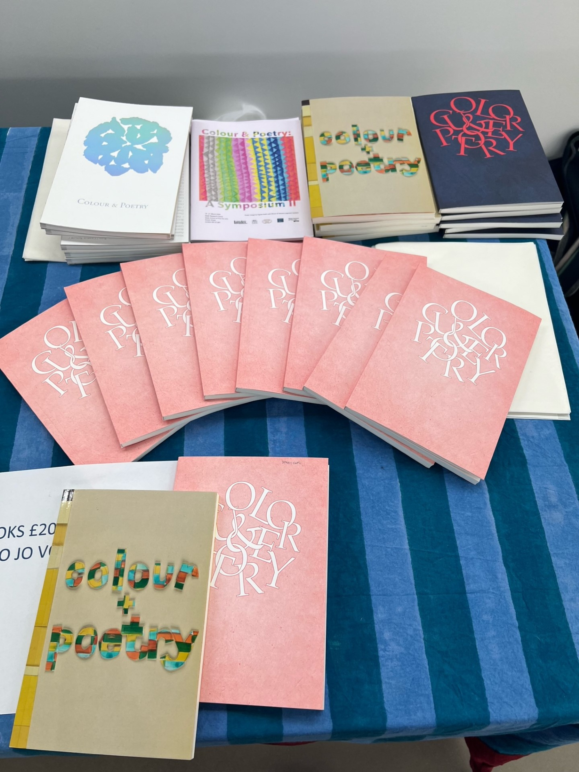 Colour & Poetry: A Symposium V publication launch