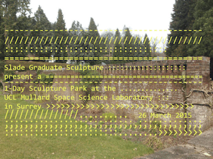 1-Day Sculpture Park - UCL Mullard Space Science Laboratory Poster