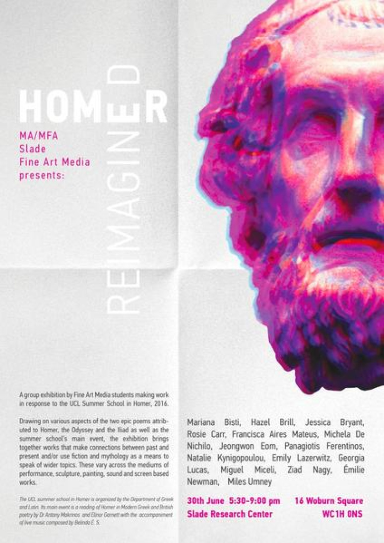 Homer Reimagined - Haldane Room, UCL