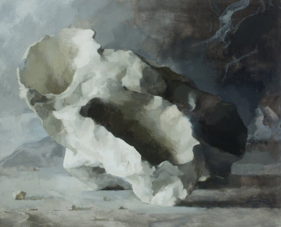 Claudia Carr, Brackish II, 2014, oil on canvas, 92 x 113 cm