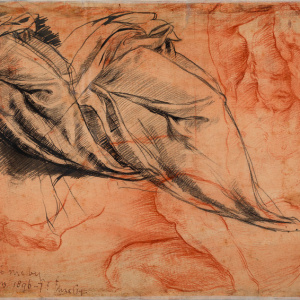 Studies after Buonarroti, Michelangelo 1475-1564)