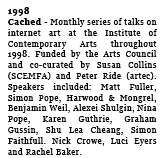 SCEMFA timeline 1972 - 2006, Martin John Callanan