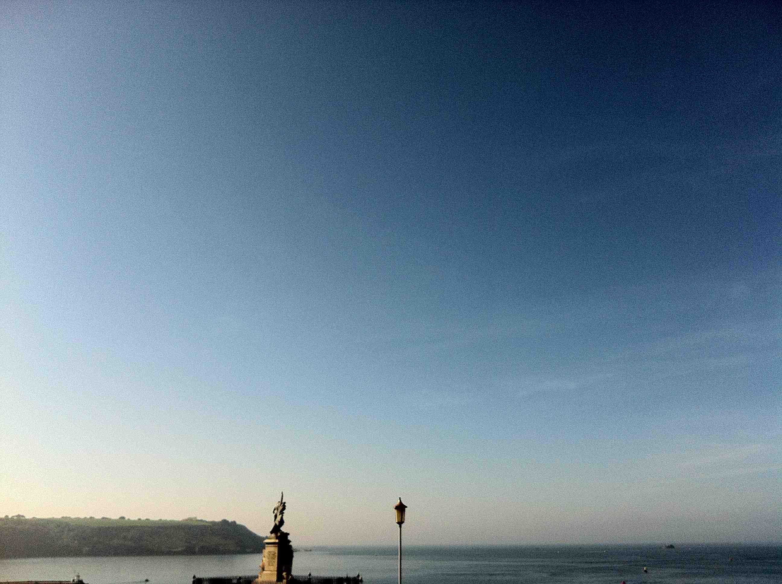 The sea in Plymouth