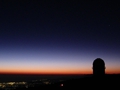 Crete- the Observatory and Heraklion at dawn
