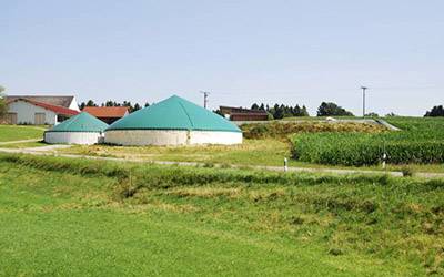 biogas treatment huts