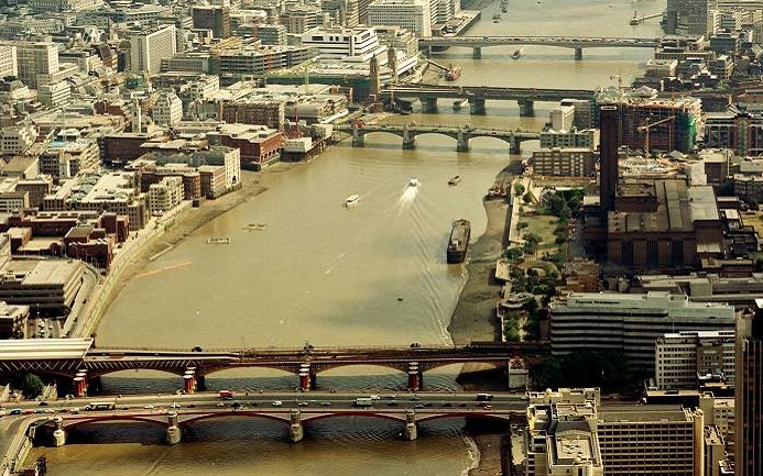Thames river, London