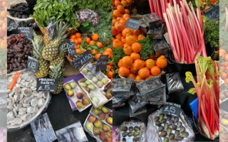 Fruit and vegetables at Borough Market