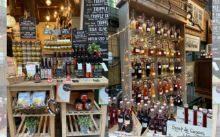 Oils, sauces and spices at Borough Market