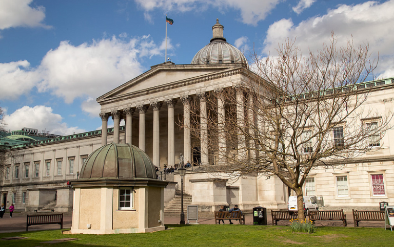 Photograph of UCL Portico building