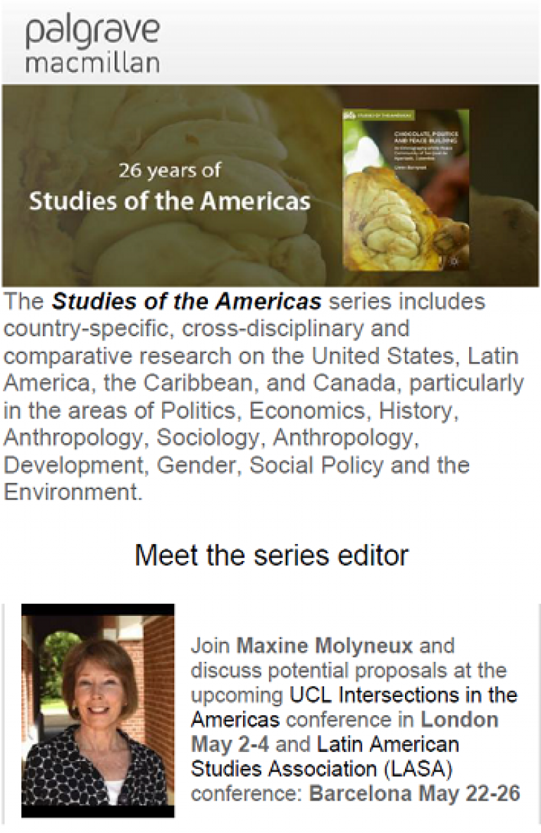 Studies of the Americas Series - 26 Years