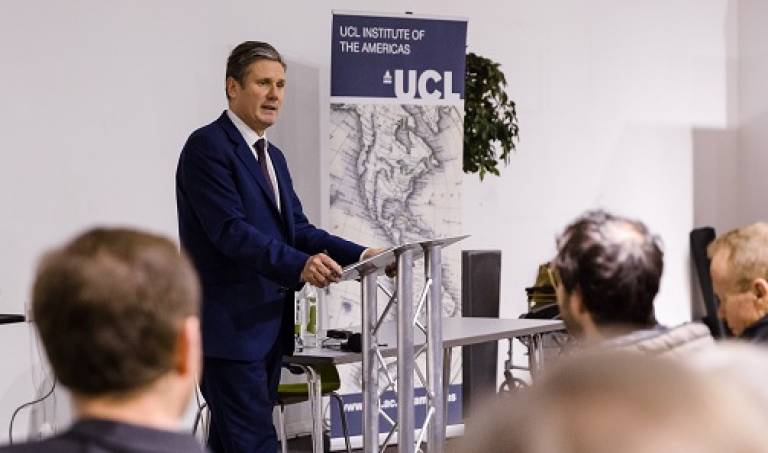 Sir Keir Starmer delivers the UCL Americas Annual Eleanor Roosevelt Lecture