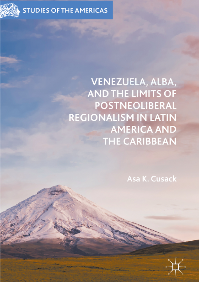 Asa Cusack's 'Venezuela, ALBA' new book
