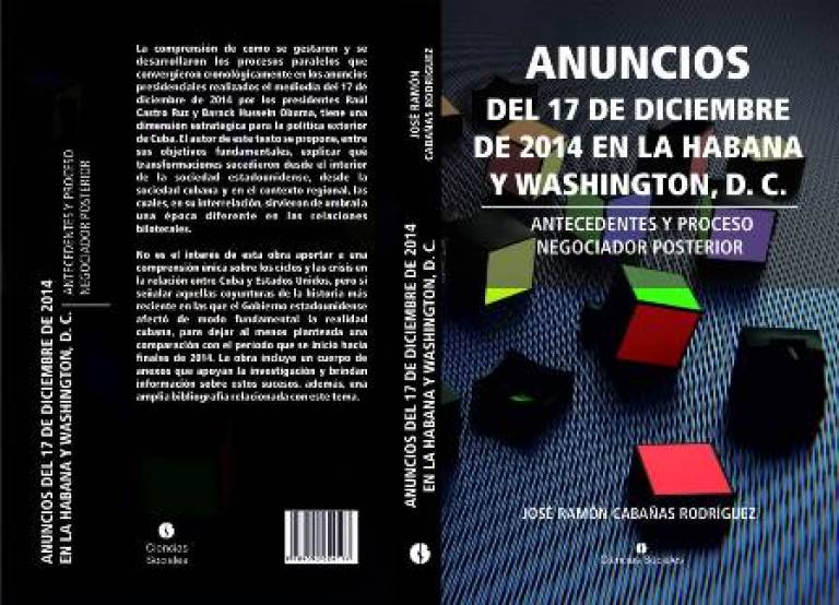 Book cover: Anuncios del 17 De Diciembre de 2014 en La Habana y Washington D. C. 