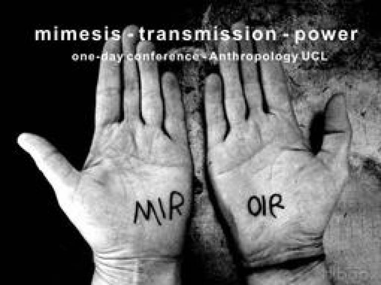 Mimesis, transmission, power