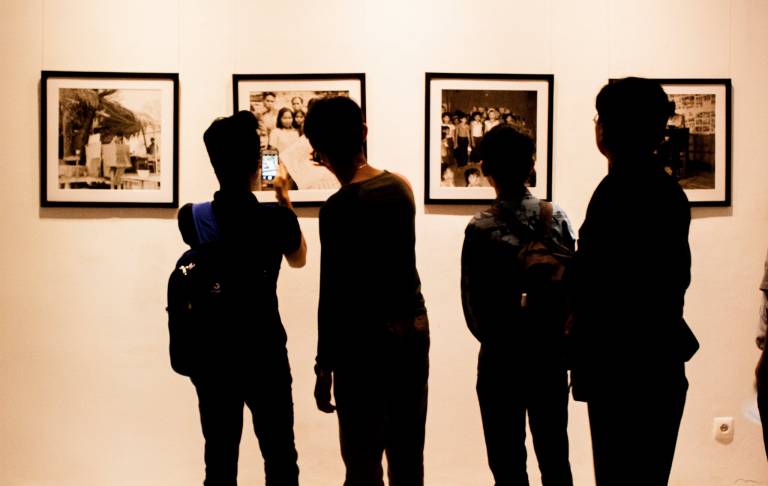 Photo exhibition, Cambodia in the 60s at Bophana Centre (Photo Phnom Penh)