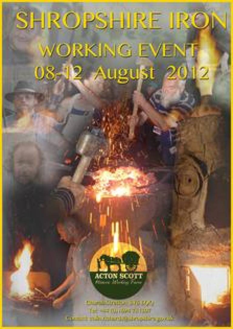 Shropshire International Iron Smelting Festival 2012 Poster
