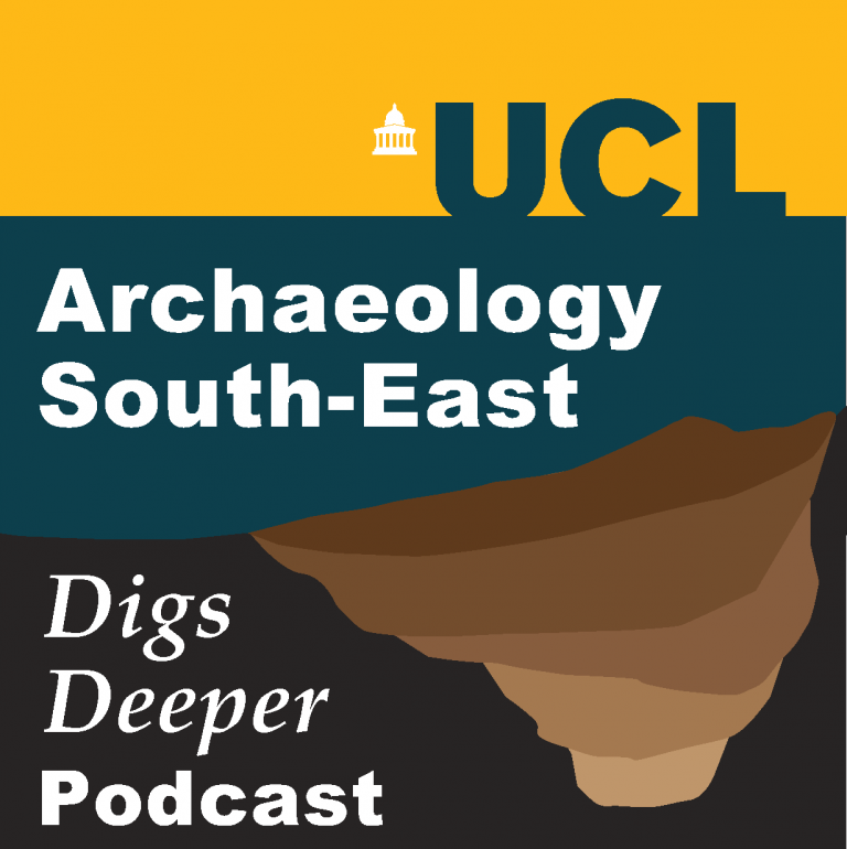 Archaeology South-East Digs Deeper podcast logo
