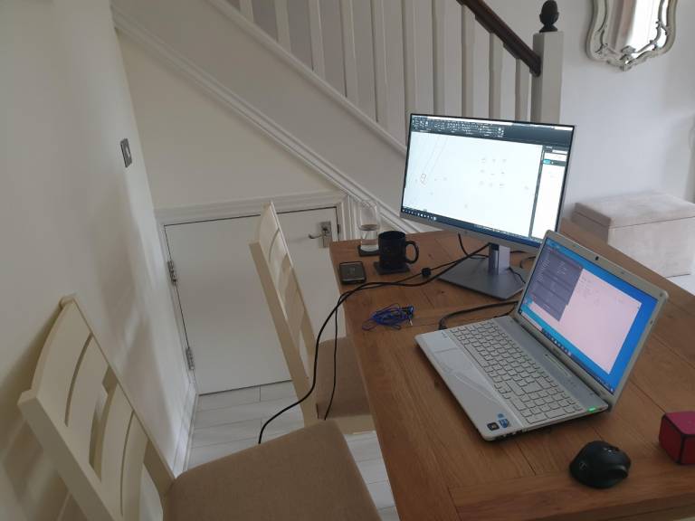 Tom's new home-office set up!