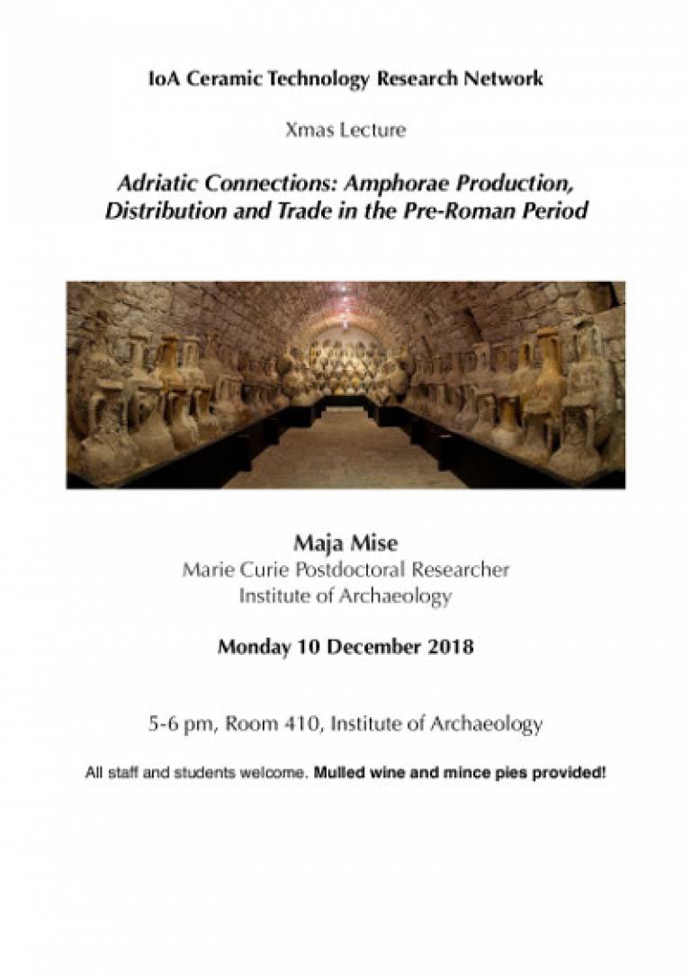 Adriatic Connections: Amphorae Production, Distribution and Trade in the Pre-Roman Period