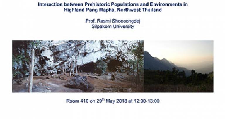 Interaction between Prehistoric Populations and Environments in Highland Pang Mapha, Northwest Thailand