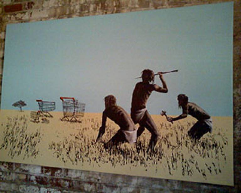 Art work by Banksy, title unknown (Source: Flickr)
