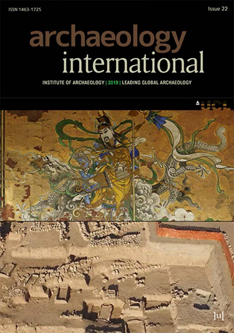 Archaeology International (Issue 22, 2019) frontcover