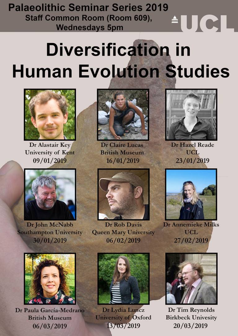 Diversification in Human Evolution Studies (seinar series poster)
