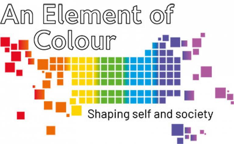 An Element of Colour (MA Museum Studies student exhibition) logo