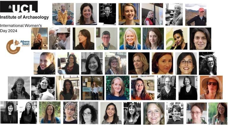 A composite image of selected IoA female colleagues (IWD 2024)