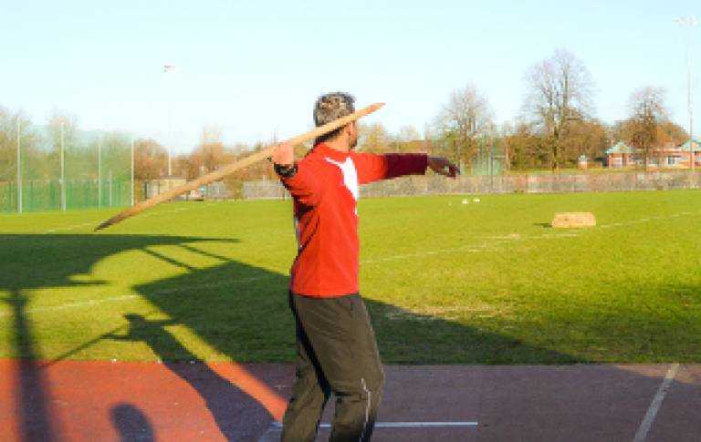 Javelin athlete throwing spear (Image courtesy of Scientific Reports)