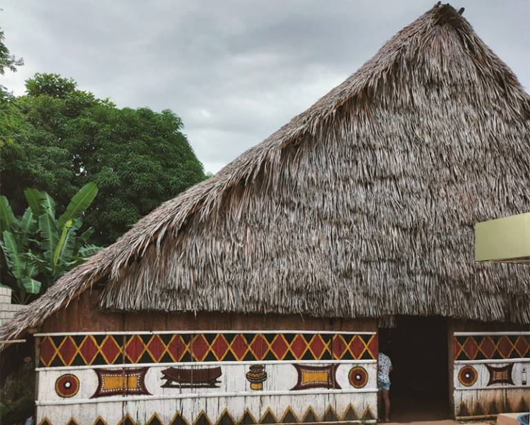 Indigenous longhouse (Brazil)-Casa do Saber/Maloca da FOIRN - photo: M. Arroyo-Kalin