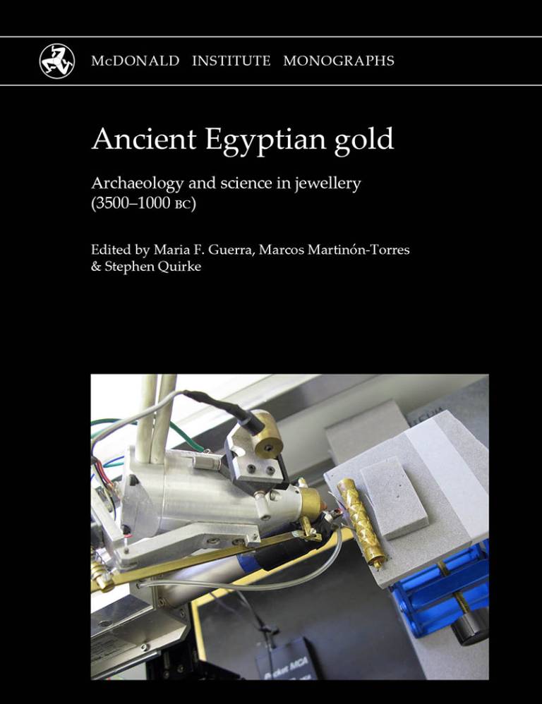 Bookcover with a black background and an image of a scientific instrument