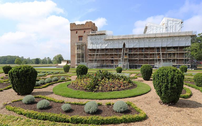 Roof restoration project at Oxburgh Hall - credit: National Trust images, Mike Selby