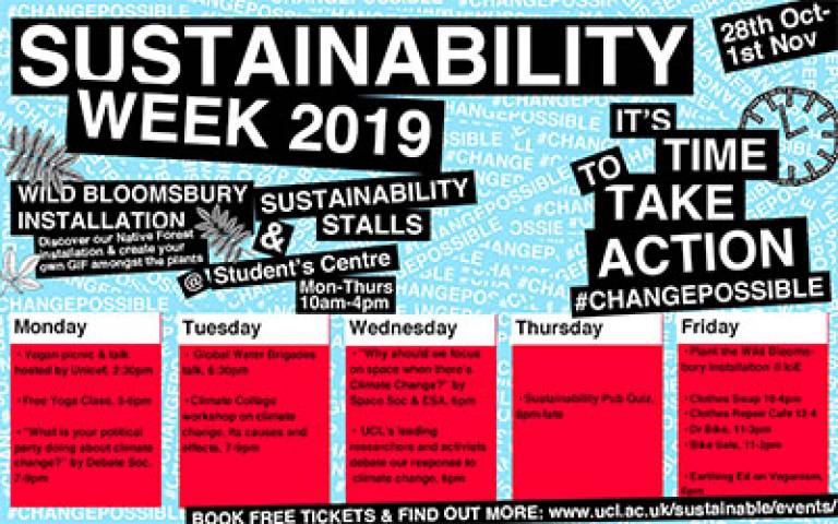 UCL Sustainability Week 2019