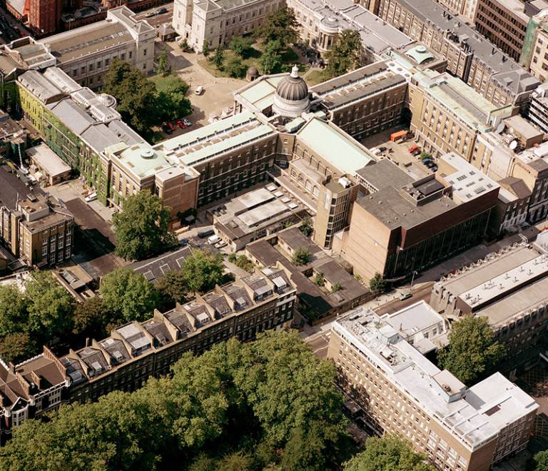 Aerial view of UCL (1990) - © UCL Media Services - University College London