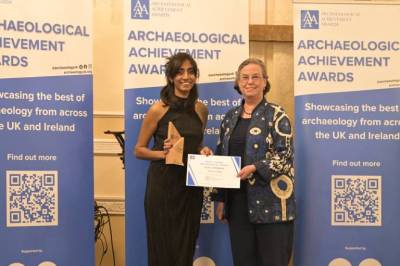Sakshi Surana awarded CBA Early Career Archaeologist Award for 2023