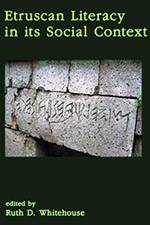 Etruscan Literacy in its Social Context 2020 (Accordia) - bookcover