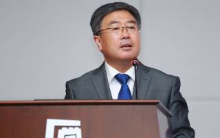 President of Northwest University Professor GUO Lihong speaking at the launch