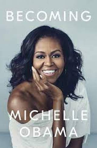 Book cover of 'Becoming' by Michelle Obama